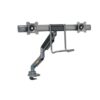 Kensington SmartFit Dual Gas Spring Monitor Arm with Crossbar and Handle Grey - K58272WW