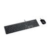 Kensington KM100 EQ Wired Desktop Set - Keyboard with Ambidextrous Mouse Black - K75452UK