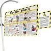 Electric Shock Rescue Hook with Poster and Sign Bundle - Q6011