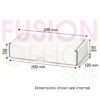 Postal Boxes Internal Size 200x120x50mm White - Pack 50 - Fusion Office UK