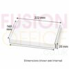 Postal Boxes Internal Size 222x160x20mm White - Pack 50 - Fusion Office UK
