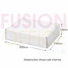 Postal Boxes Internal Size 300x240x100mm White - Pack 50 - Fusion Office UK
