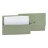 Document Wallets Foolscap Green Half Flap - Pack 50