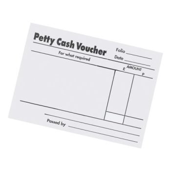 Petty Cash Pad 80 Sheets 88x138mm - Pack 5