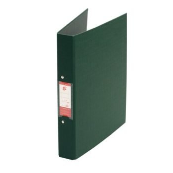 Ring Binders A4 Green Polyprop Covered - Pack 10