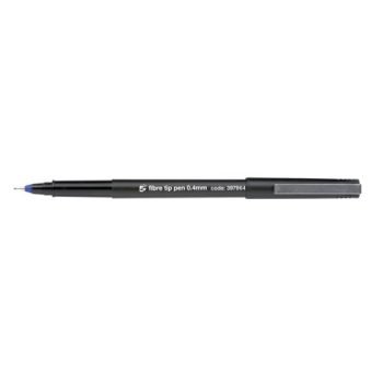 Fibre Tip Pens Blue Medium - Pack 12