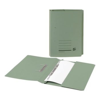 Transfer Spring Pocket Files Green - Pack 25
