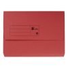 Document Wallets A4 Red Half Flap - Pack 50