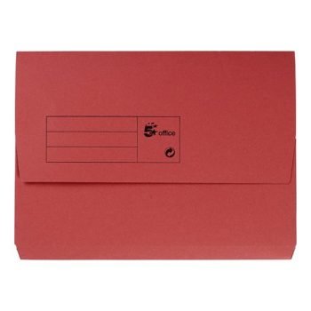 Document Wallets A4 Red Half Flap - Pack 50