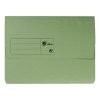 Document Wallets A4 Green Half Flap - Pack 50