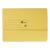 Document Wallets A4 Yellow Half Flap - Pack 50