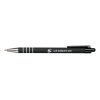 Soft Grip Pens Black Retractable - Pack 12