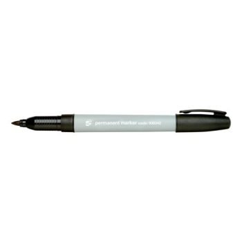 Permanent Fine Markers Black - Pack 10