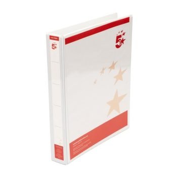Presentation Ring Binders 25mm White 2 Ring A4 - Pack 10