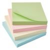 Recycled Sticky Notes 3x3 Pastel 100 Sheets - Pack 12