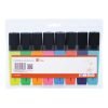 Highlighters Assorted Wallet 8 Chisel Tip