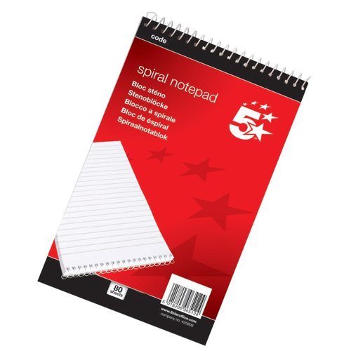 Shorthand Notepad 100 Sheets A5 148x210mm