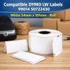 Compatible DYMO LW Labels 99014 S0722430 White 54mm x 101mm Roll - Fusion Office UK