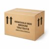 Removals Box Medium 19x13x13 490x330x330mm - Fusion Office UK