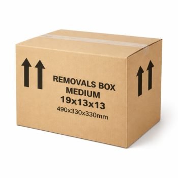 Removals Box Medium 19x13x13 490x330x330mm - Fusion Office UK