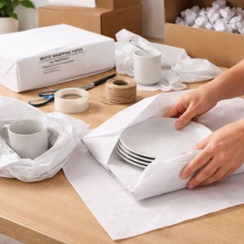 White Wrapping Paper 10kg 500x750mm pack (Ream) - Wrapping items - Fusion Office UK