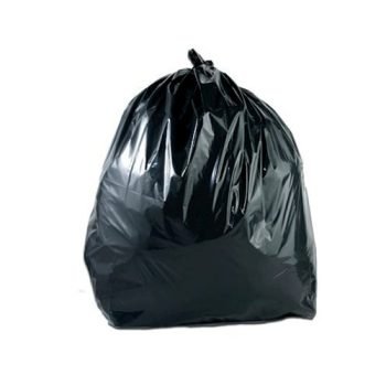 Refuse Sacks Black Medium Duty Recycled - Pack 200