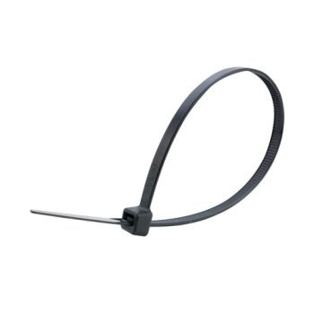 Cable Ties Medium 200mm x 4.6mm Black 199092 - Pack 100