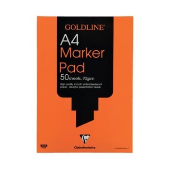 Goldline A4 Marker Pad 70gsm 50 Sheets White Paper GPB1A4Z