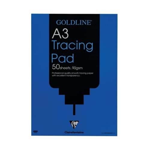 Goldline A3 Professional Tracing Pad 90gsm 50 Sheets GPT1A3Z