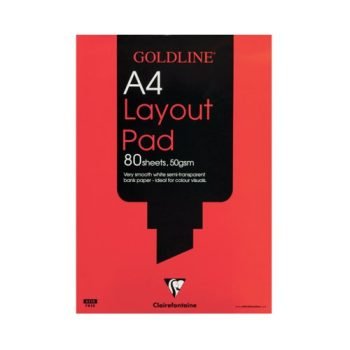 Goldline A4 Layout Pad Bank Paper 50gsm 40 Pages White Paper GPL1A4