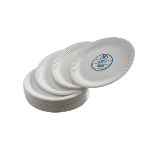 Paper Plates Disposable 180mm - Pack 100