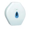 Mini Jumbo Toilet Roll Dispenser Plastic White - 1101004