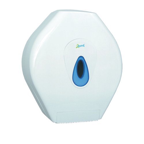 Mini Jumbo Toilet Roll Dispenser Plastic White - 1101004