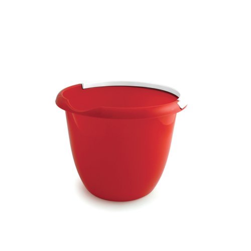 Plastic Bucket 10 Litres Red With Handle 0907014 - Each