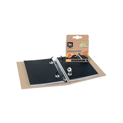 Paper Reinforcement Rings X10415 - Pack 1000