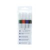 Drywipe Whiteboard Slim Markers Assorted Bullet 2mm Tip (WBSL) 8710WT4 - Pack 4