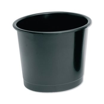 Polypropylene Waste Bin Black 14 Litres