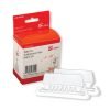 Suspension File Plastic Tabs Clear 19600PLAIN - Pack 50