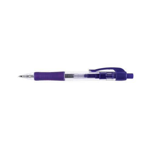 Retractable Gel Rollerball Pens 0.7mm Blue K3-03 - Pack 10