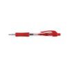 Retractable Gel Rollerball Pens 0.7mm Red K3-02 - Pack 10