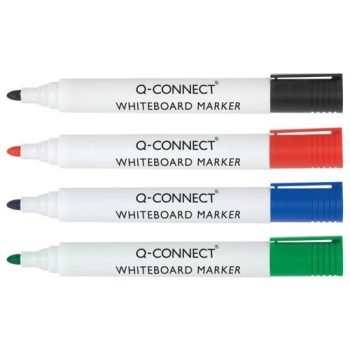 Drywipe Whiteboard Markers Assorted Colours Bullet Tip K40 - Pack 10