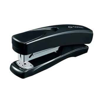 Plastic Stapler Half Strip 20 Sheets Capacity Black