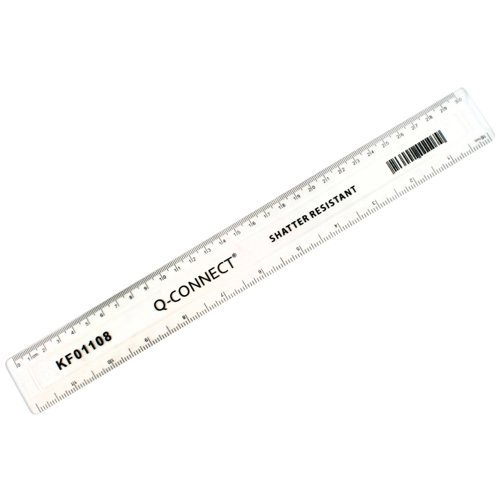 Ruler Shatter Resistant 300mm
