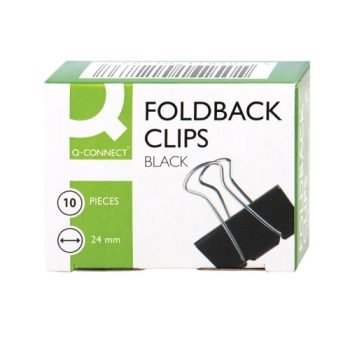 Foldback Clips 24mm - Pack 10