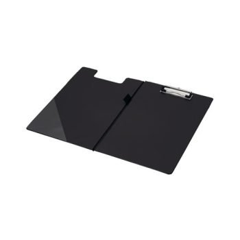 Clipboard Black Foldover A4/Foolscap 881701 - Each