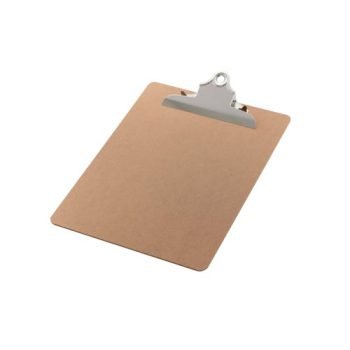 Hardboard Clipboard A4 Portrait Brown
