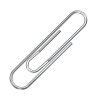 Large Paperclips Plain - Pack 1000
