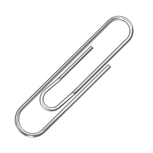 Large Paperclips Plain - Pack 1000
