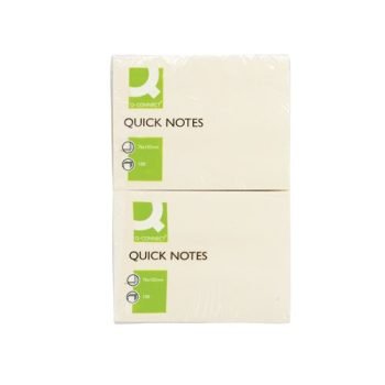 Sticky Notes 3x4 76x101mm Yellow 100 Sheets 21008 - Pack 12