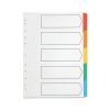 Subject Dividers A4 5 Part Colour A4 Mylar Tabs